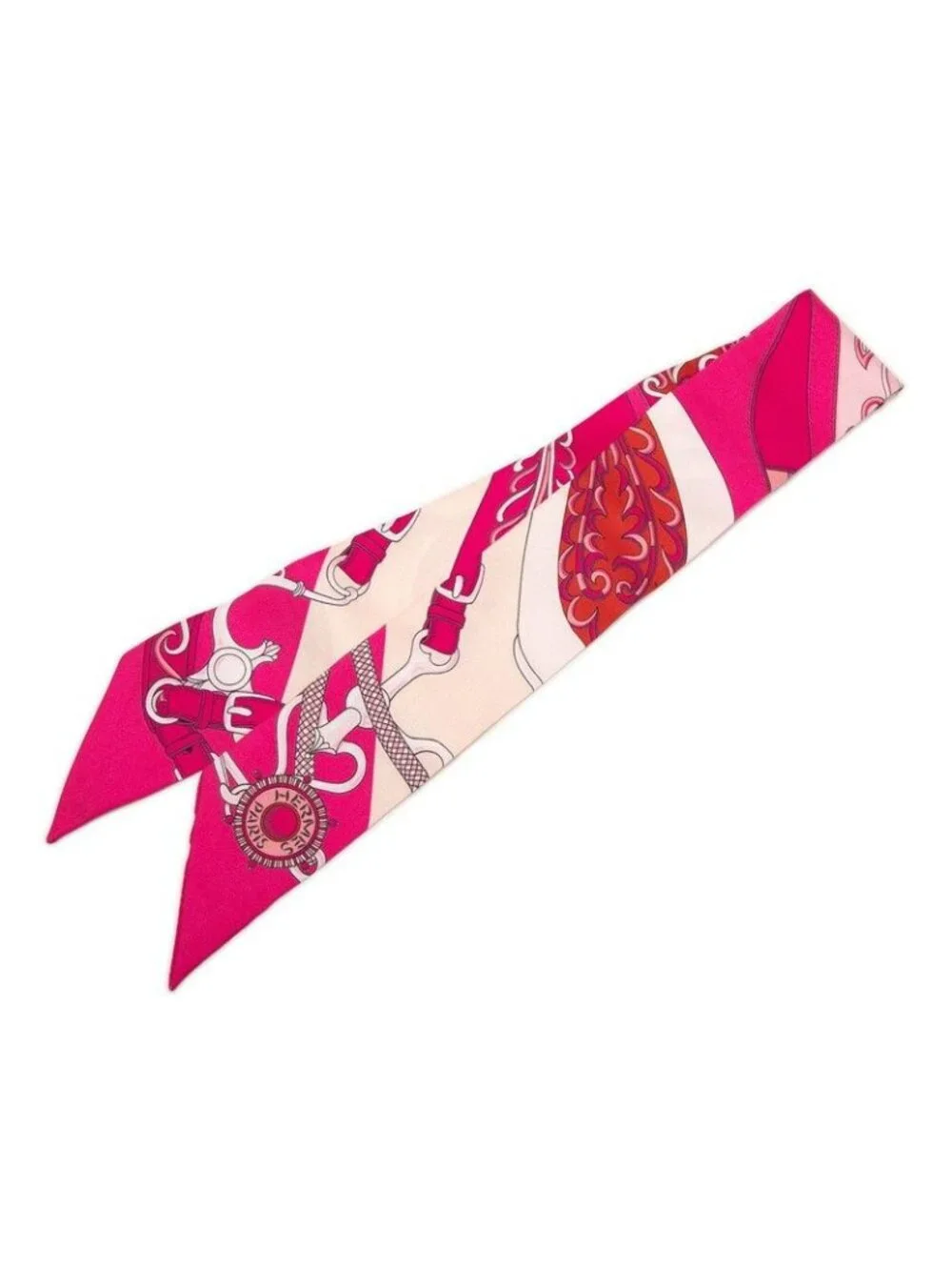 Hermes Twilly Festival Des Amazones Amazon Scarf Pink Silk